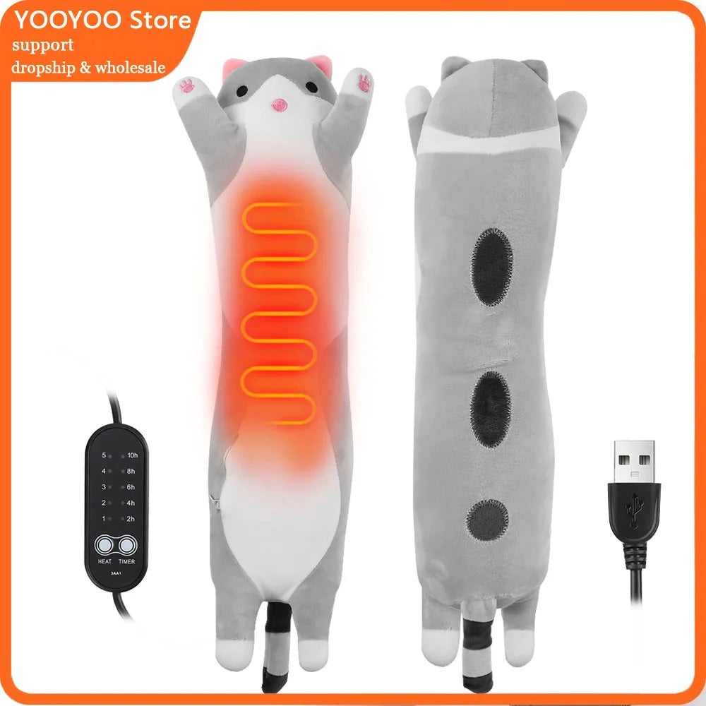Cute Cat Electric Heating Pillow