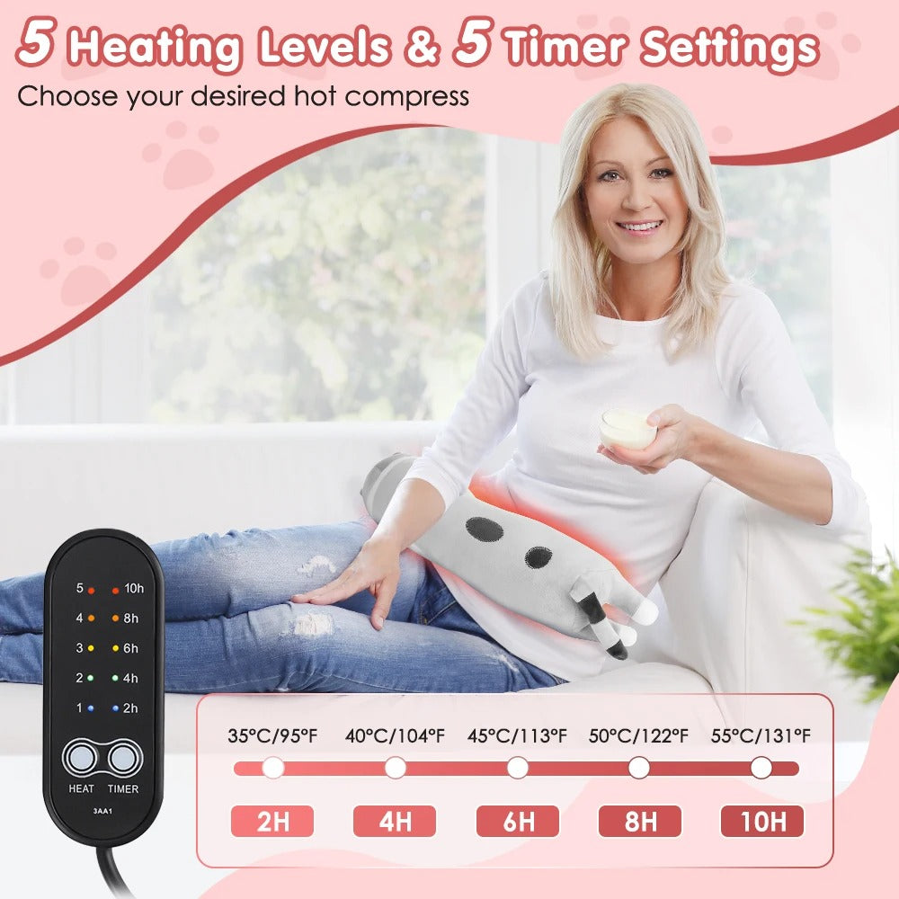 Cute Cat Electric Heating Pillow