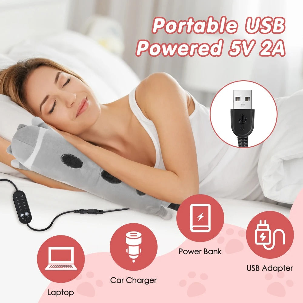 Cute Cat Electric Heating Pillow